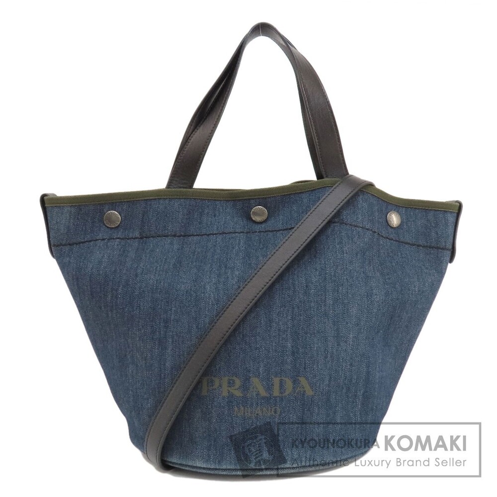Prada Bucket Handbag Denim